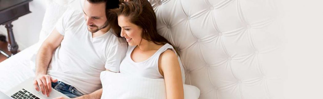 mattress buying couple